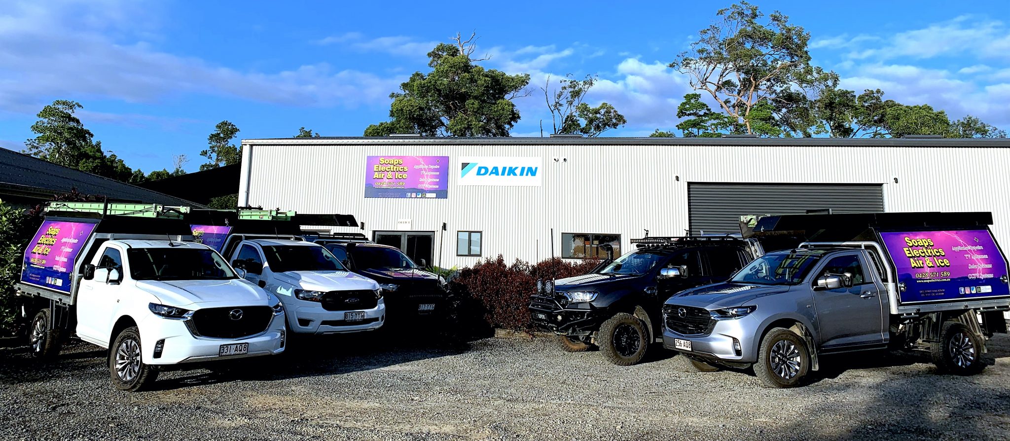 Service Areas Soaps Electrics Air & Ice